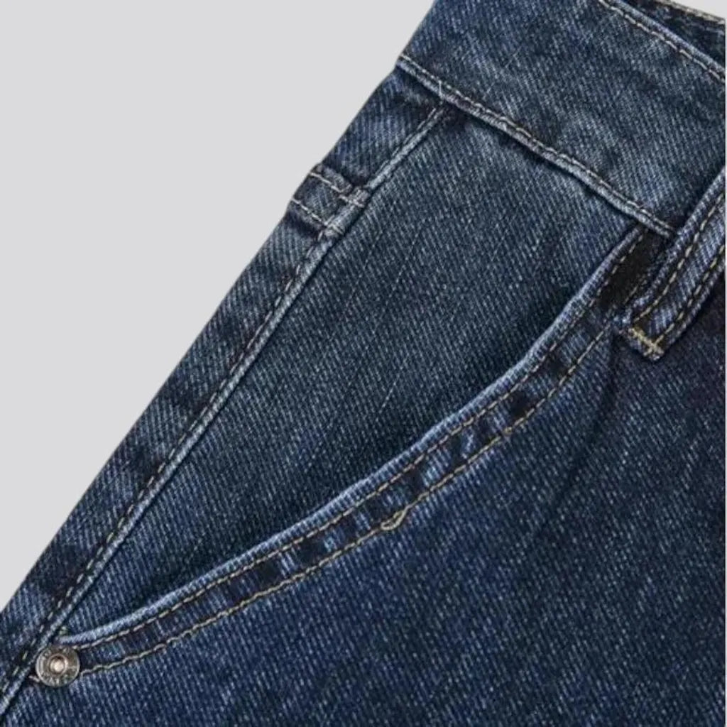 Vintage style stonewashed men's jeans