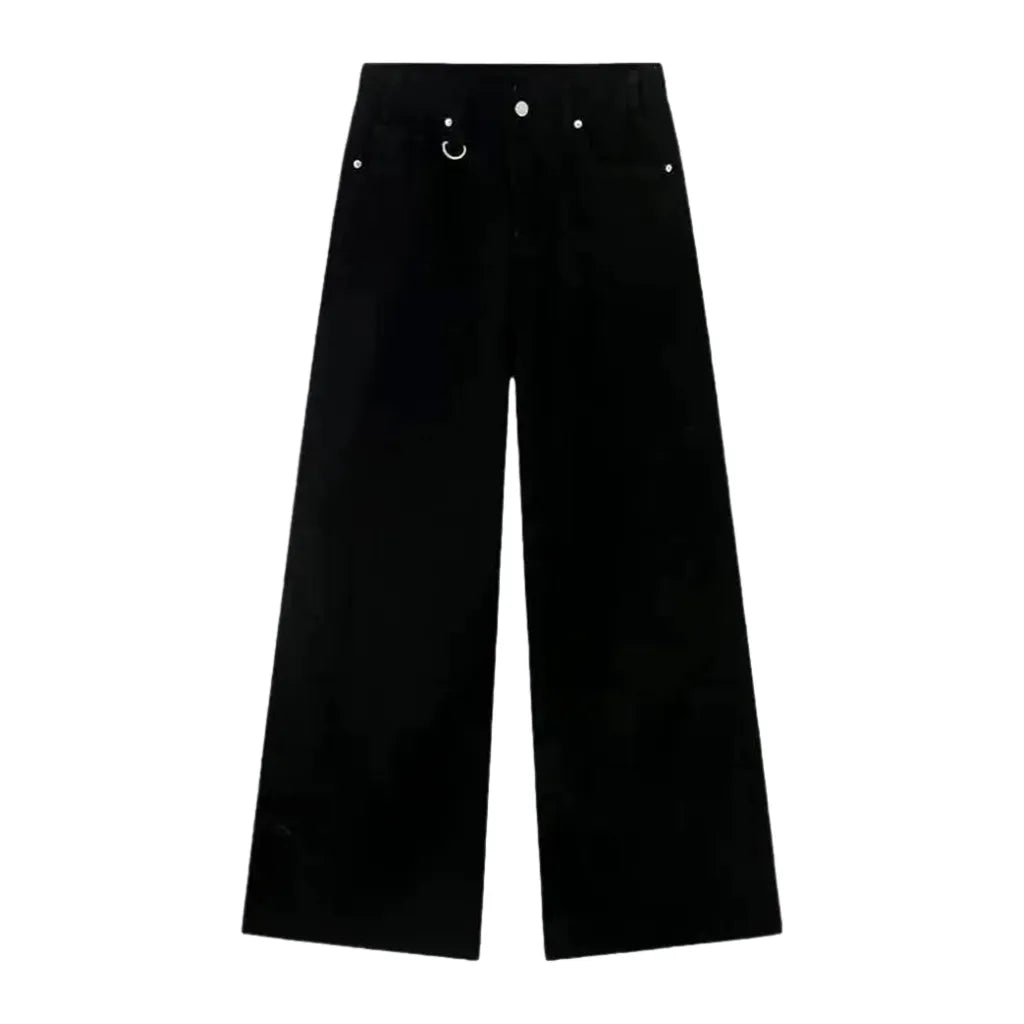 Multicolor boho fit baggy jeans for men