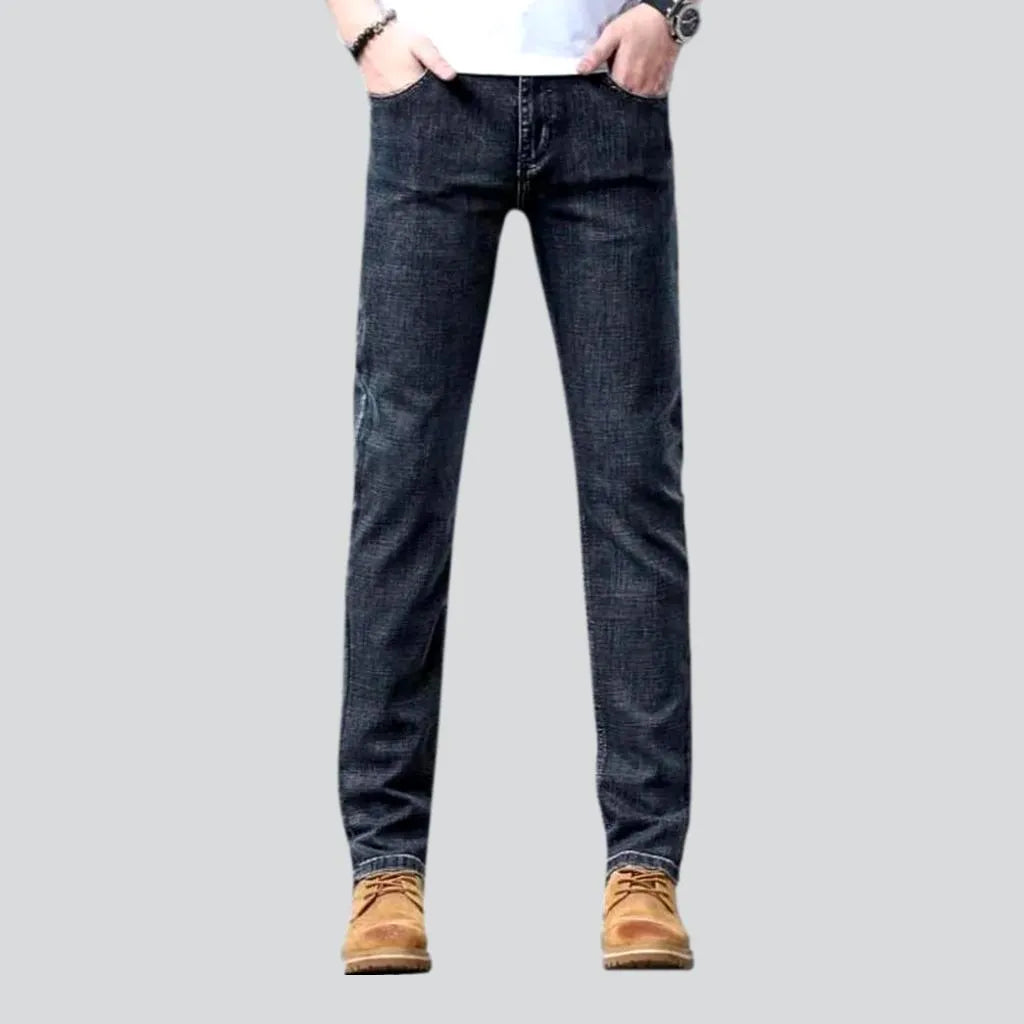 Tapered men's ground jeans