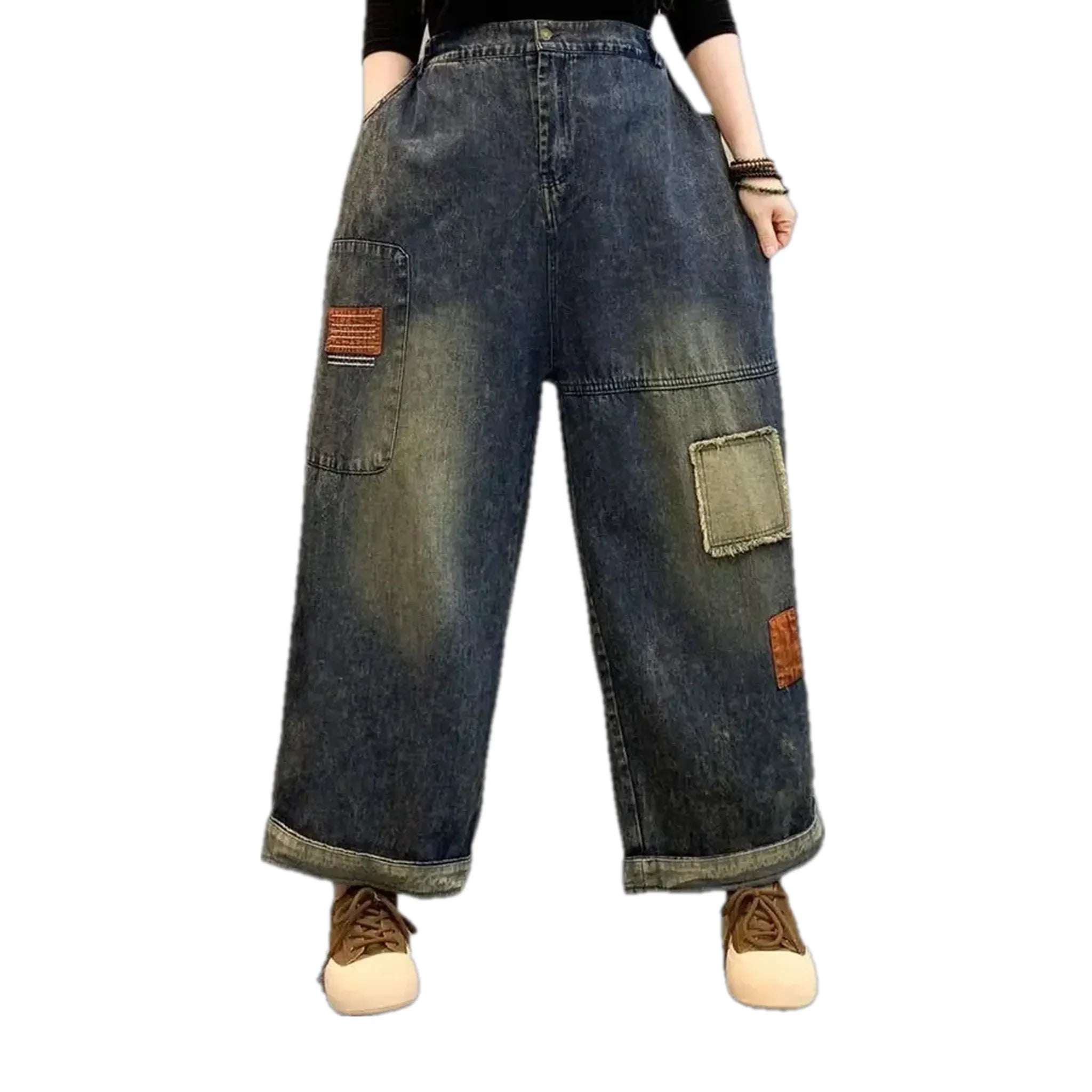 Mid rise women's jeans