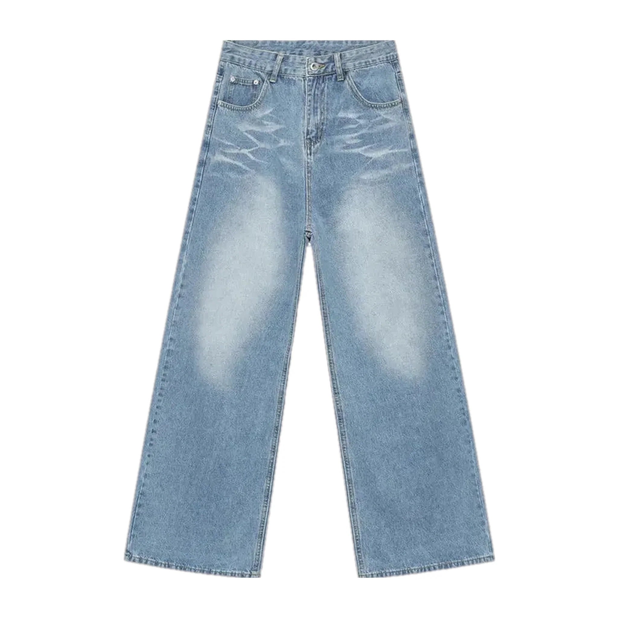 Light crease midweight men's jeans