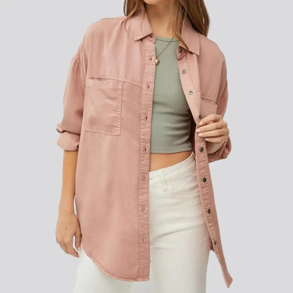 Color jean shirt
 for women