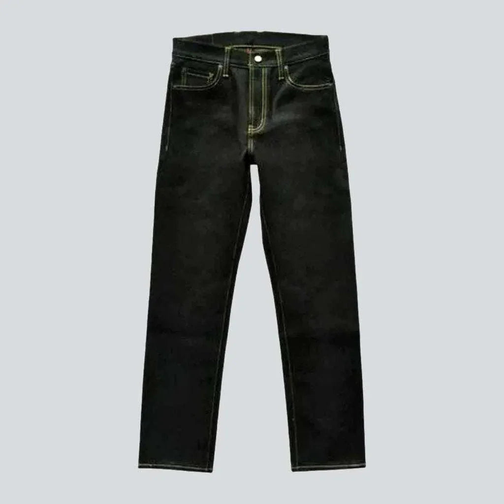 Super heavyweight men's self-edge jeans