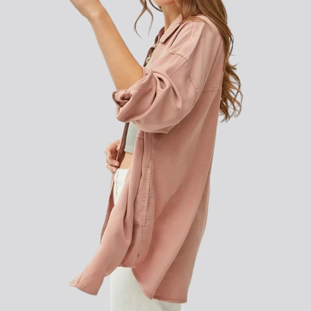 Color jean shirt
 for women