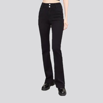 Fashionable bootcut high waist jeans for women
