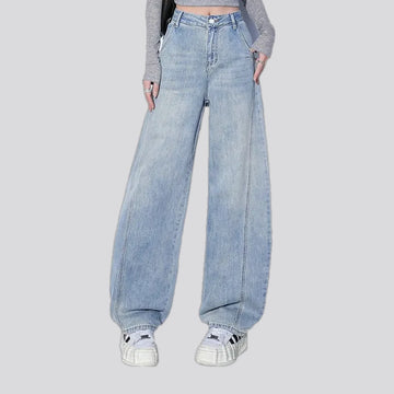 Lightweight wide fit jeans for ladies