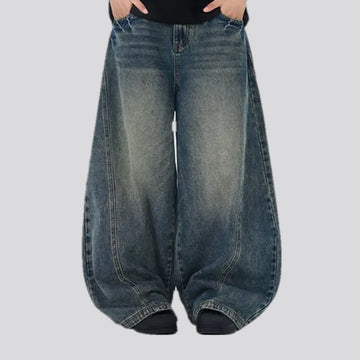 Retro faded men's jeans